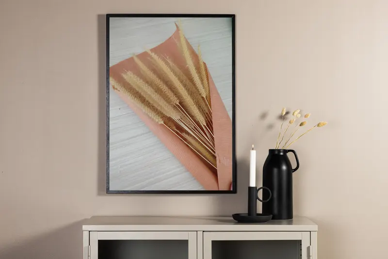 Dry flowers Poster mit Trockenblumenstrauß in Papier in 30 × 21 cm, im Wohnraum, Ansicht 2