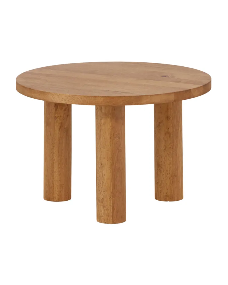 Duxbury runder Couchtisch mit drei Zylinderbeinen, Ansicht 1