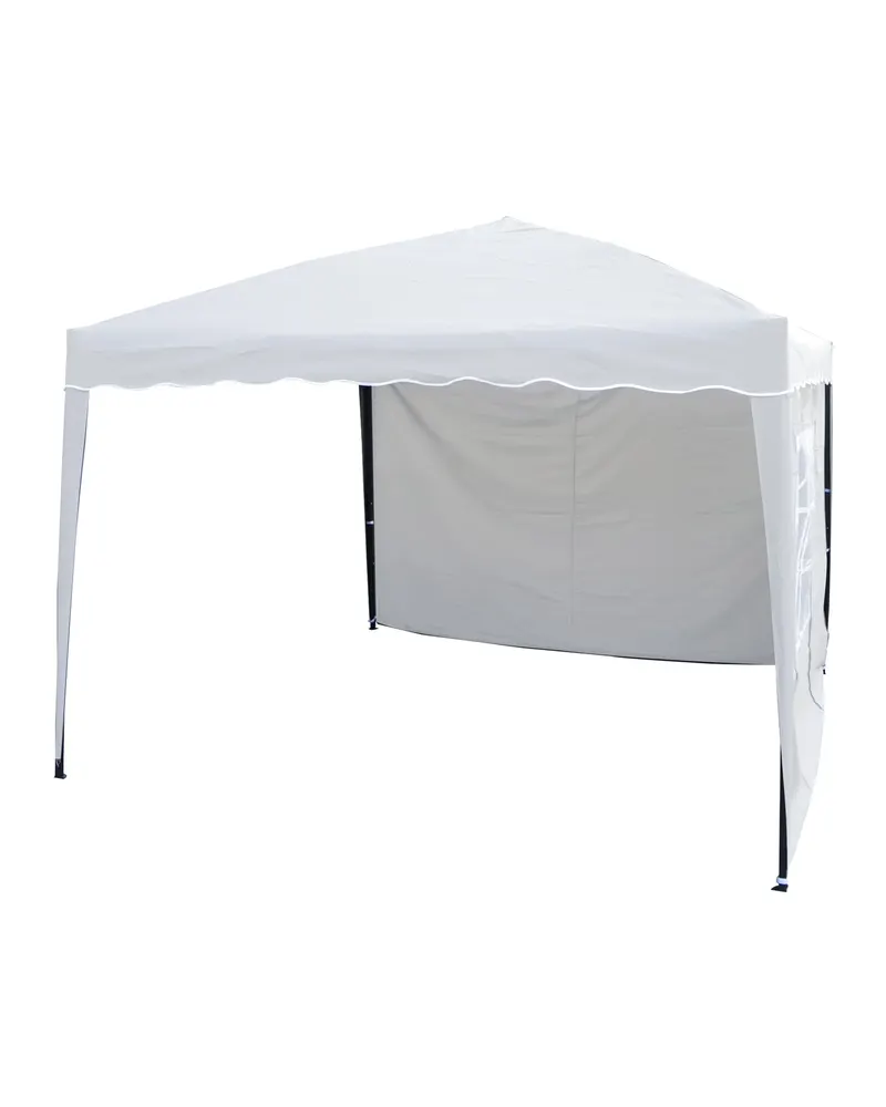Easy Up Pavillon für den Garten in Weiß, 295 × 295 cm, Weiß