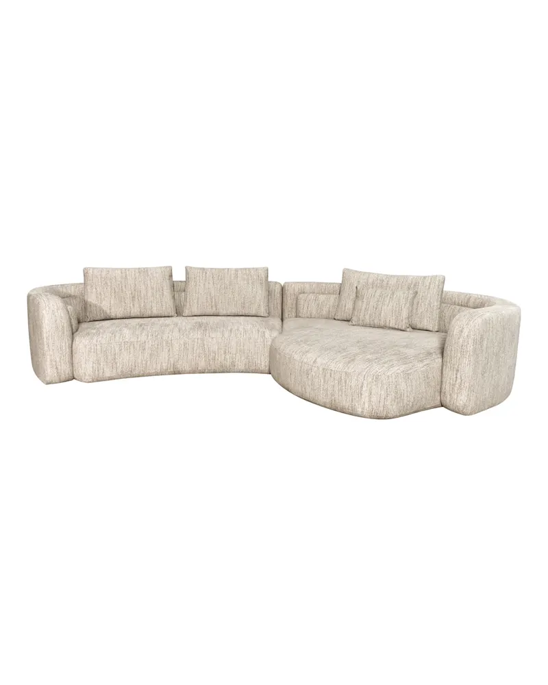 Ecksofa Angusto, Natural softweave, rechts von Richmond Interiors