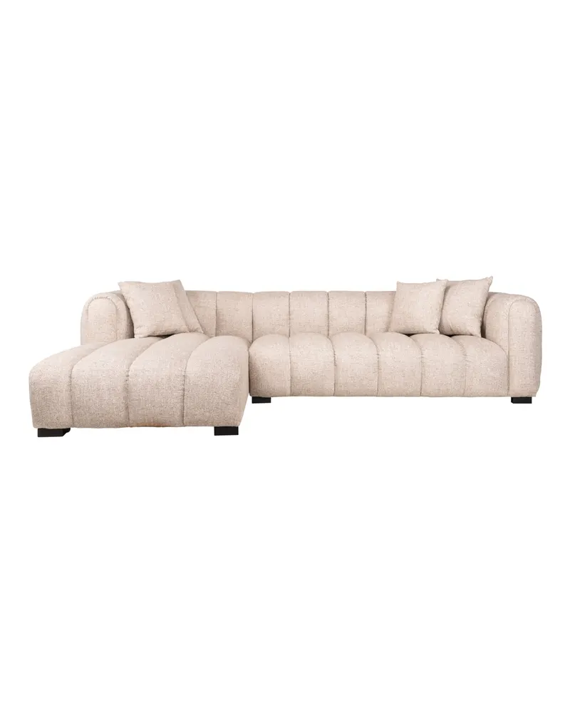Ecksofa Novaro, Cream tweed, links von Richmond Interiors