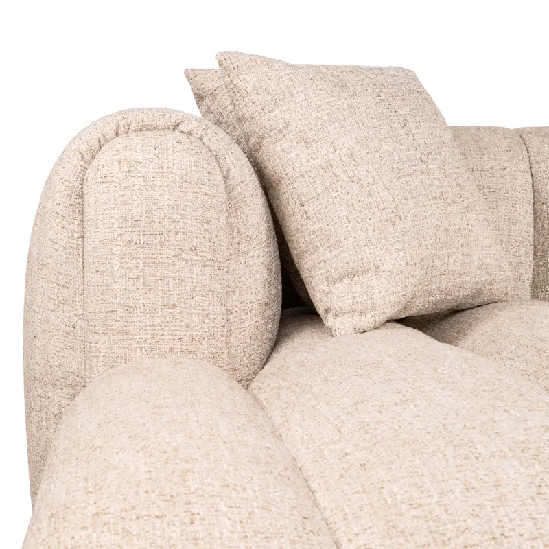 Ecksofa Novaro, Cream tweed, links von Richmond Interiors, Produktansicht 5