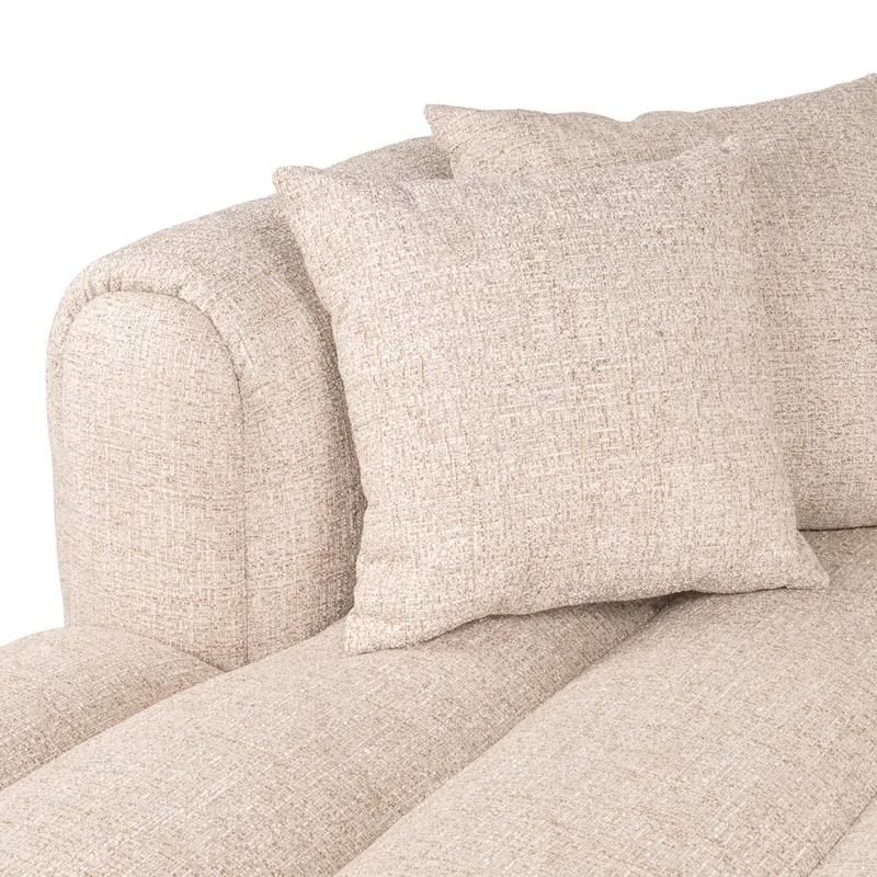 Ecksofa Novaro, Cream tweed, links von Richmond Interiors, Produktansicht 6