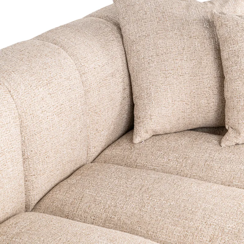 Ecksofa Novaro, Cream tweed, links von Richmond Interiors, Produktansicht 7