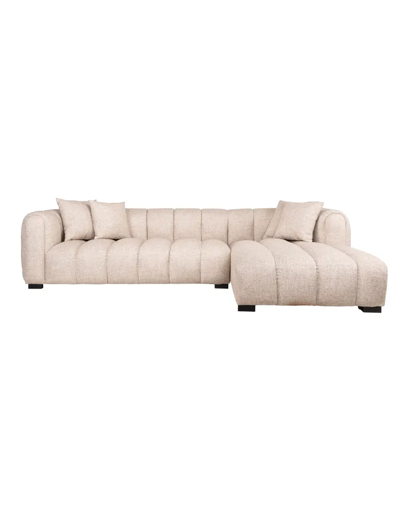 Ecksofa Novaro, Cream tweed, rechts von Richmond Interiors