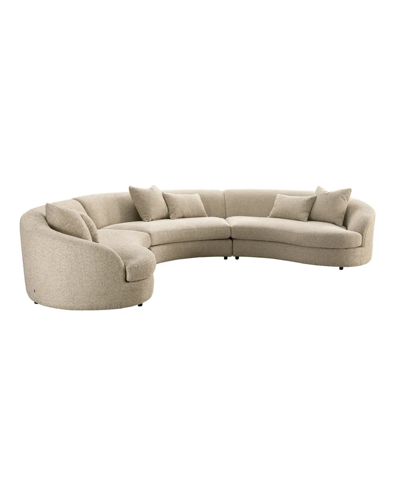 Ecksofa Morena, Cream blockweave, rechts, links, 3-Sitzer von Richmond Interiors, Produktansicht 2