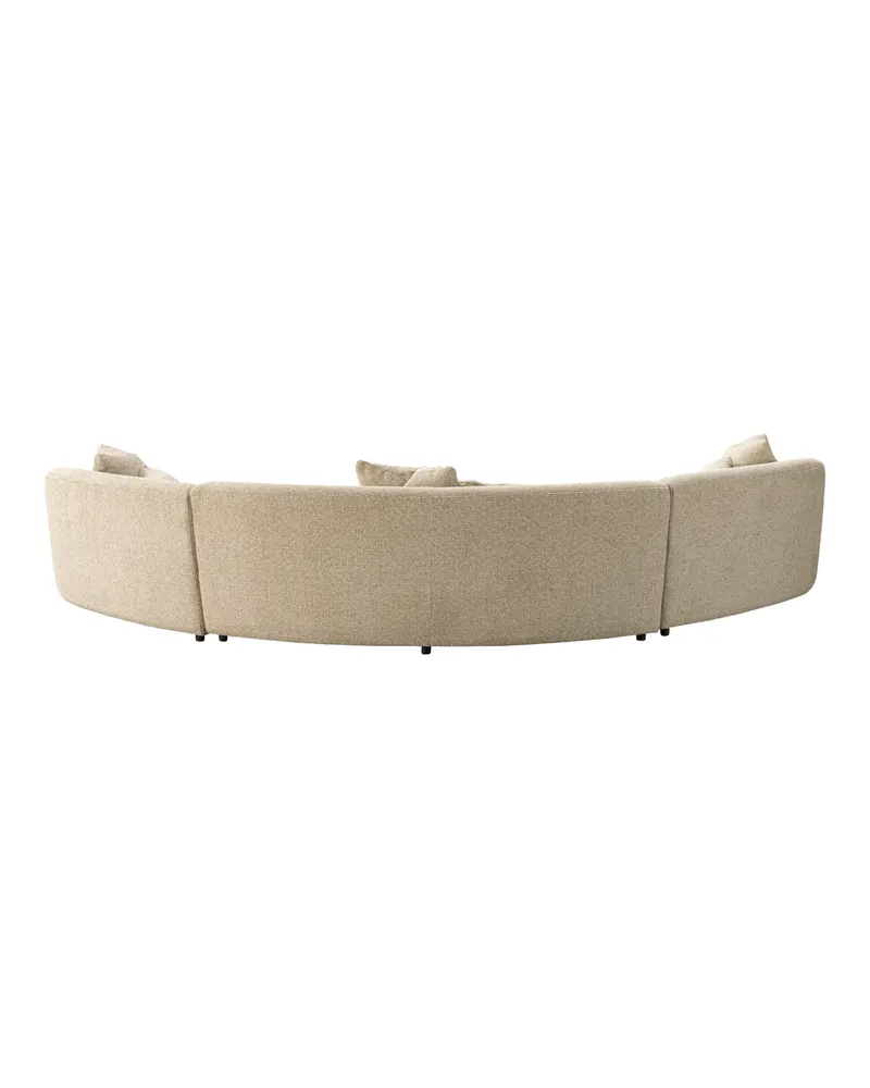 Ecksofa Morena, Cream blockweave, rechts, links, 3-Sitzer von Richmond Interiors, Produktansicht 3