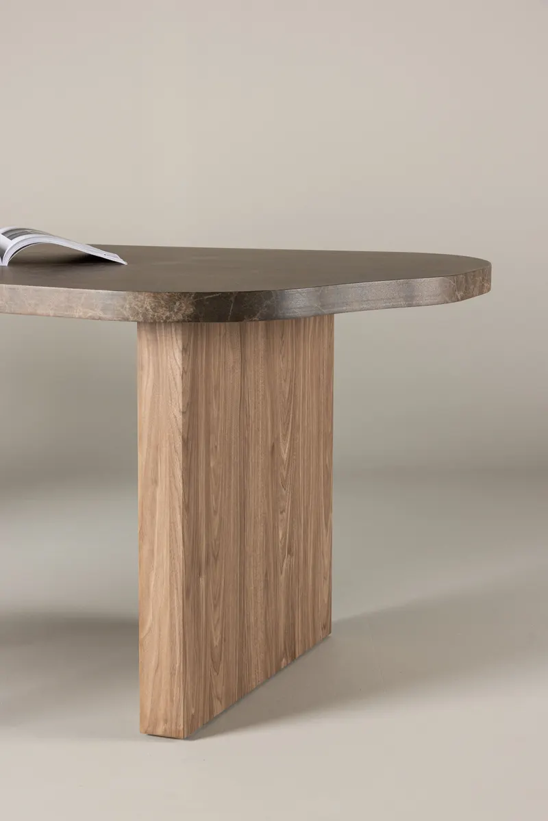 Eleonora ovaler Esstisch 230 × 100 cm, im Wohnraum, Ansicht 2