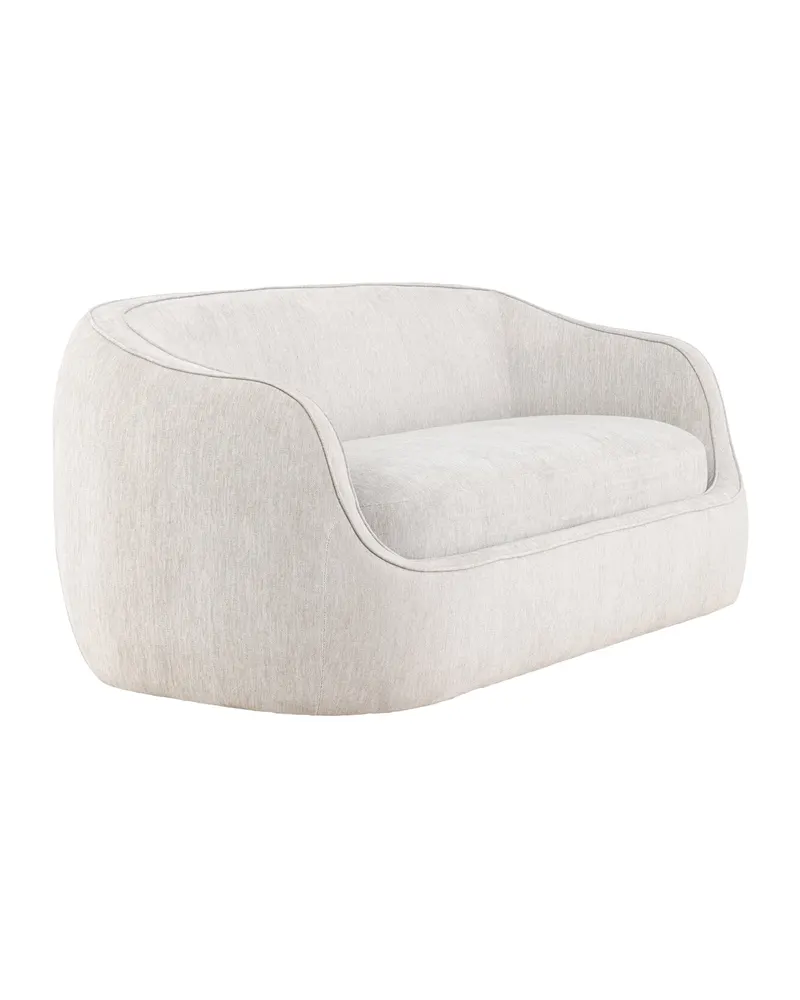 Elio 3-Sitzer Sofa mit gerundeter Rücken- und Armlehne, Ansicht 3