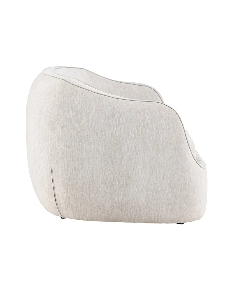 Elio 3-Sitzer Sofa mit gerundeter Rücken- und Armlehne, Ansicht 4