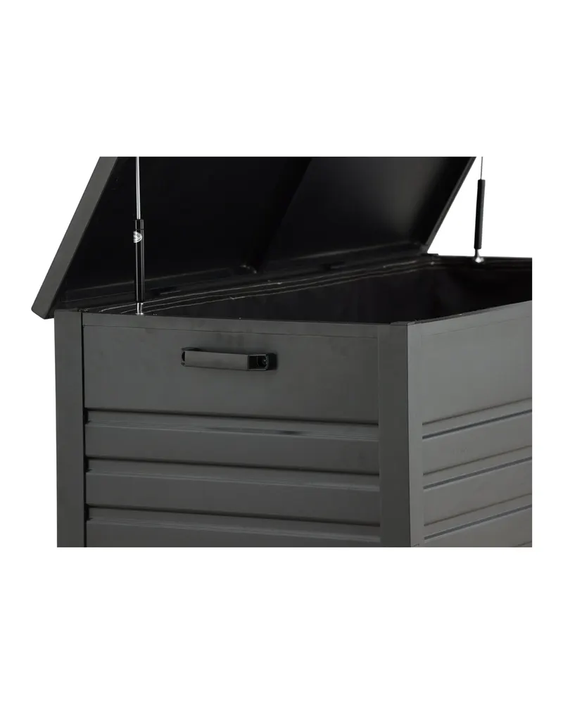 Elsa Auflagenbox aus Aluminium mit Lamellenfront, Ansicht 14