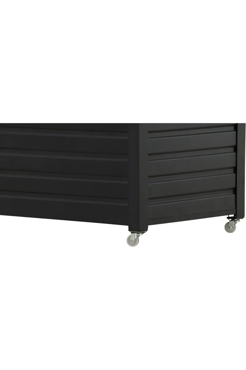 Elsa Auflagenbox aus Aluminium mit Lamellenfront, Ansicht 15