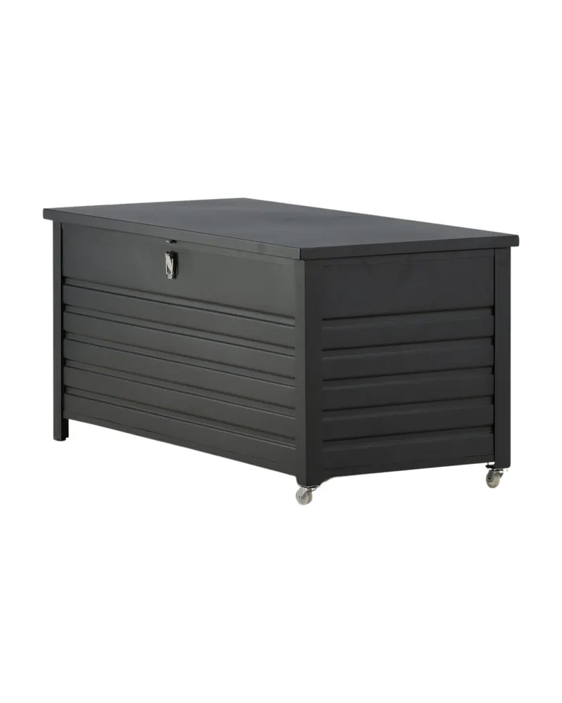 Elsa Auflagenbox aus Aluminium mit Lamellenfront, Ansicht 4