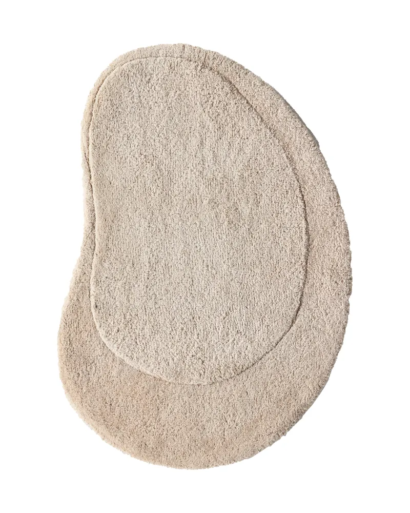 Elvis Badematte aus Baumwolle mit geschwungener Form, Ansicht 1