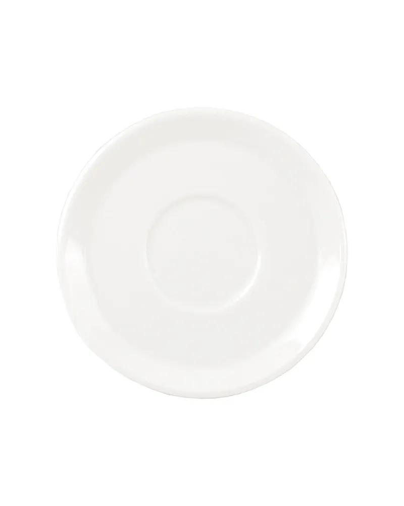 Eon Mokka-Untertasse aus weißem Porzellan, Ø 9 cm