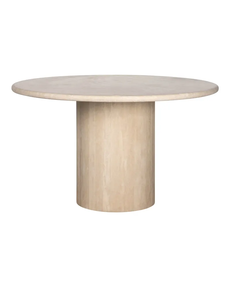Esstisch Alexander Jones, Beige, 130Ø cm von Richmond Interiors