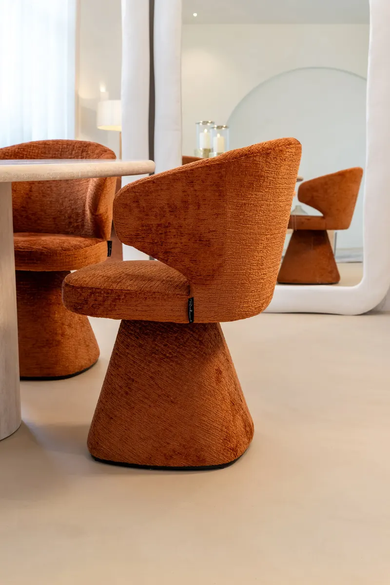 Esstisch Alexander Jones, Beige, 130Ø cm von Richmond Interiors, Wohnbeispiel 4, im Wohnraum