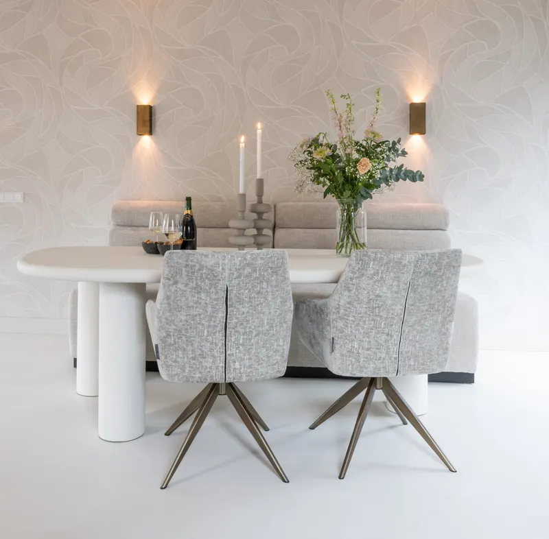 Esstisch Bloomstone, Weiß, 235 cm von Richmond Interiors, Wohnbeispiel 11, im Wohnraum
