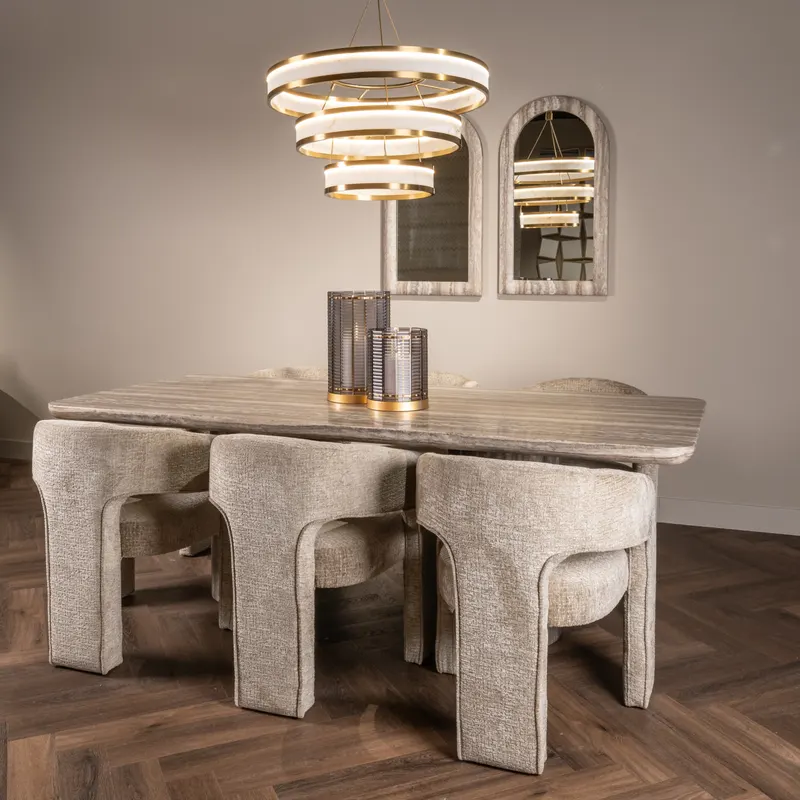 Esstisch Dulce, Grau von Richmond Interiors, Wohnbeispiel 7, im Wohnraum
