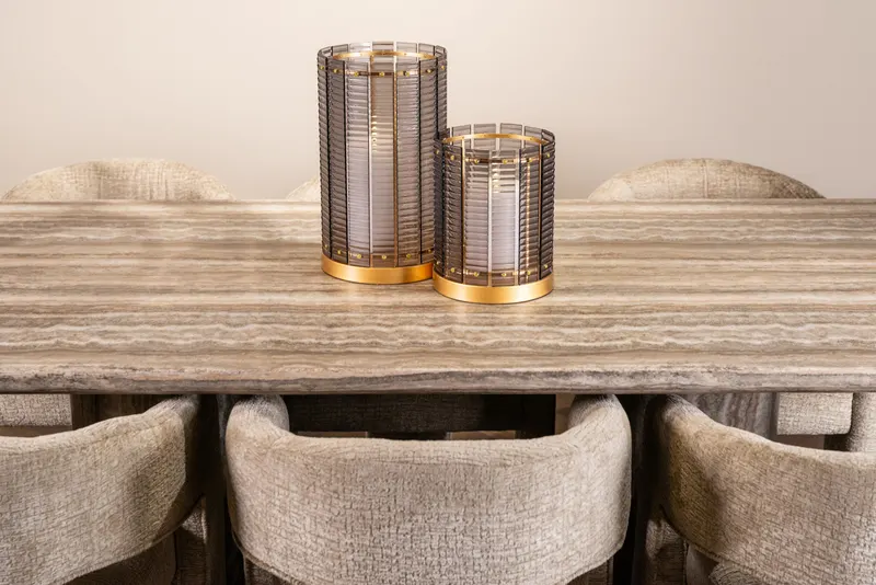 Esstisch Dulce, Grau von Richmond Interiors, Wohnbeispiel 9, im Wohnraum