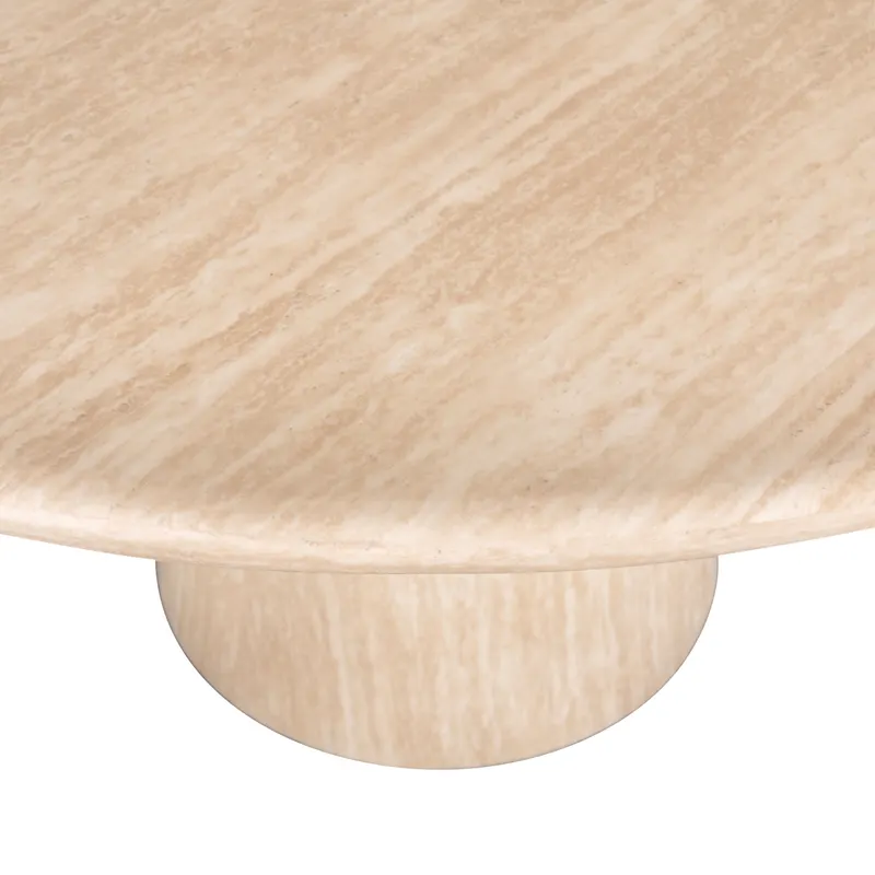 Esstisch Fictus 140 cm Ø, Beige von Richmond Interiors, Produktansicht 3