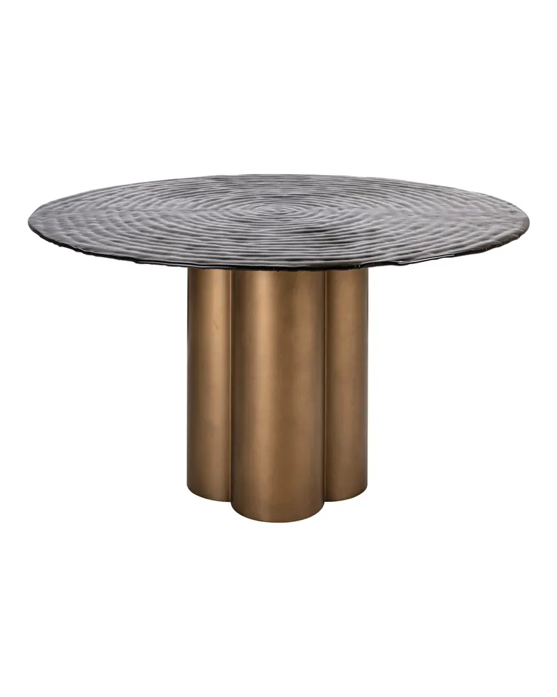 Esstisch Glastonburry, Goldfarben antik, 135Ø cm von Richmond Interiors, Produktansicht 2