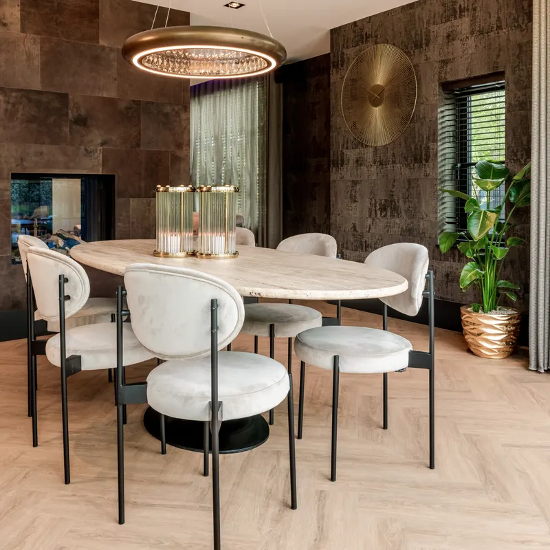 Esstisch Hampton, Schwarz von Richmond Interiors, Wohnbeispiel 10, im Wohnraum
