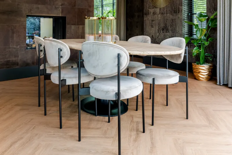 Esstisch Hampton, Schwarz von Richmond Interiors, Wohnbeispiel 7, im Wohnraum
