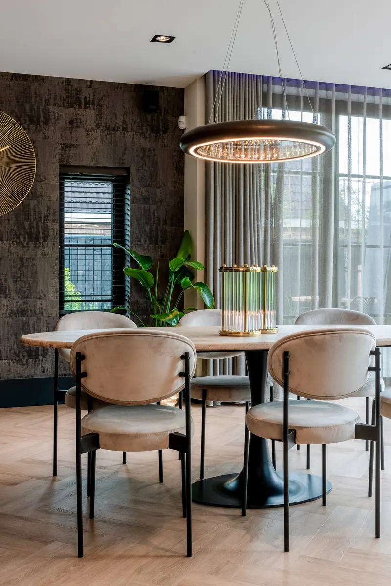 Esstisch Hampton, Schwarz von Richmond Interiors, Wohnbeispiel 9, im Wohnraum