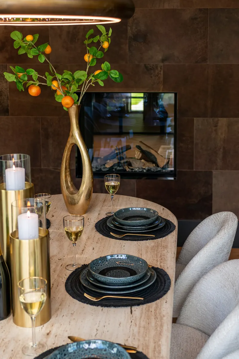Esstisch La Cantera beige, 240 cm von Richmond Interiors, Wohnbeispiel 24, im Wohnraum