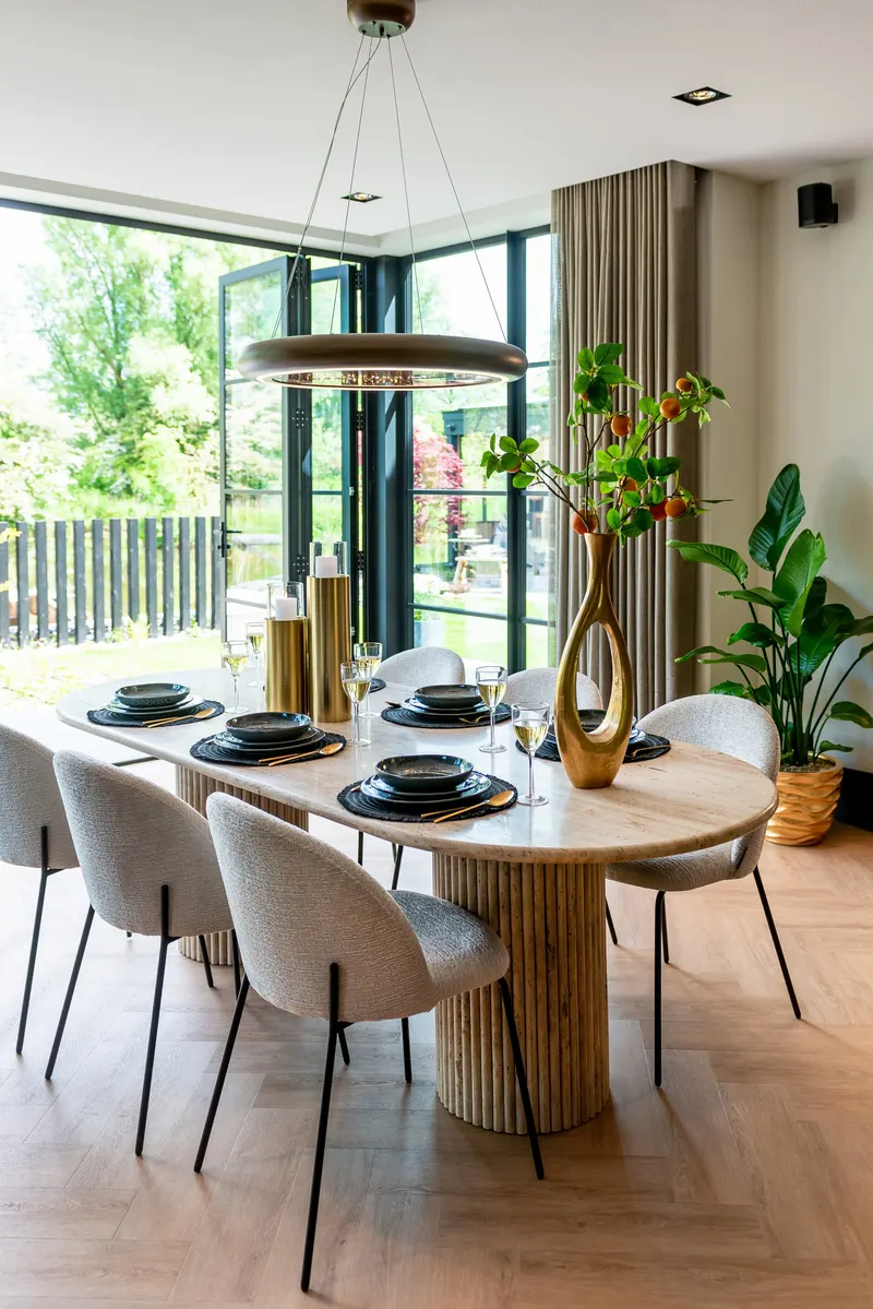 Esszimmerstuhl Alyssa, Cream fusion, 2er-Set von Richmond Interiors, Wohnbeispiel 9, im Wohnraum