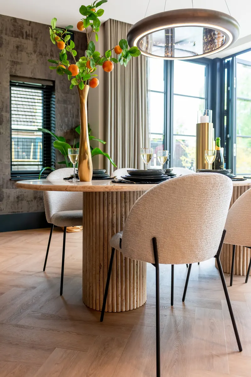 Esszimmerstuhl Alyssa, Cream fusion, 2er-Set von Richmond Interiors, Wohnbeispiel 10, im Wohnraum