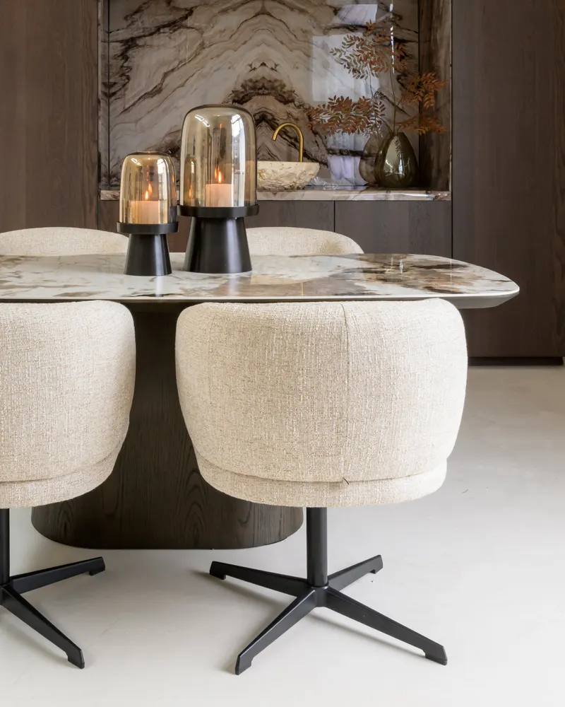 Esstisch Langford, Braun, 200 cm von Richmond Interiors, Wohnbeispiel 8, im Wohnraum