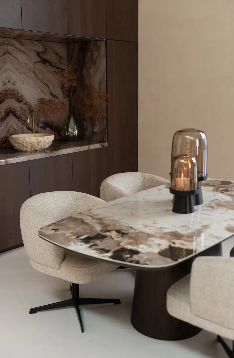 Esstisch Langford, Braun, 200 cm von Richmond Interiors, Wohnbeispiel 9, im Wohnraum