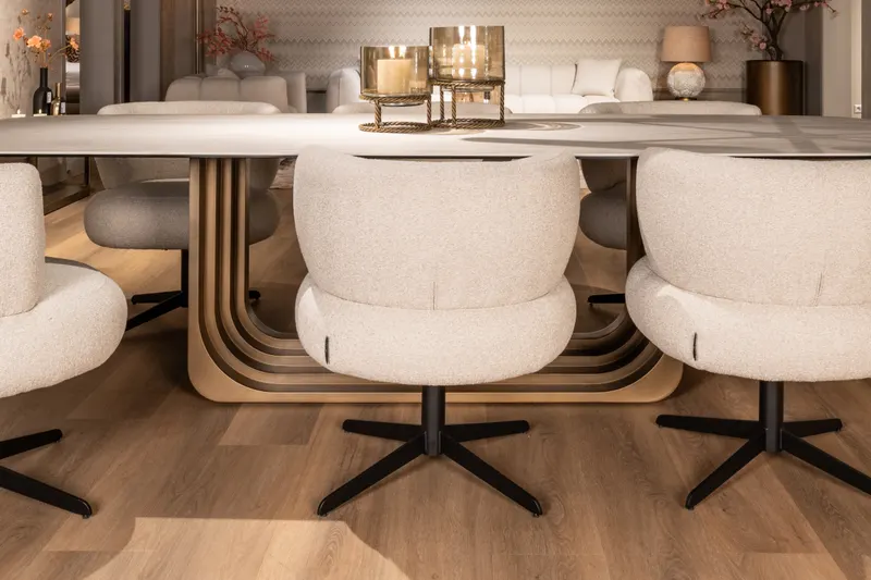 Esstisch Maxfield 300 cm, Beige von Richmond Interiors, Wohnbeispiel 7, im Wohnraum