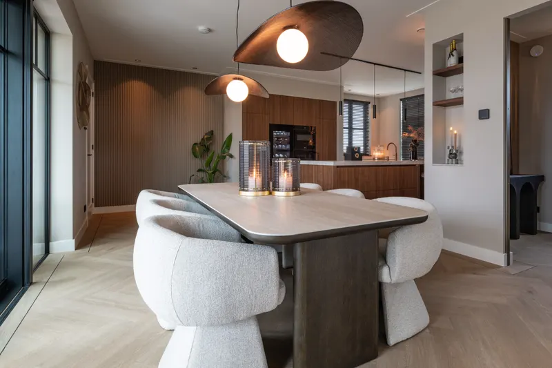 Esstisch Nando, Braun, 230 cm von Richmond Interiors, Wohnbeispiel 9, im Wohnraum