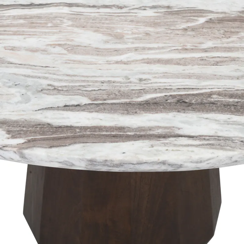 Esstisch Oberoy, Blush beige, 130Ø cm von Richmond Interiors, Produktansicht 5