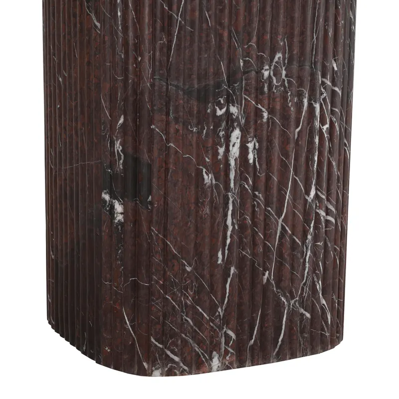Esstisch Orchid, Burgunderrot von Richmond Interiors, Produktansicht 5