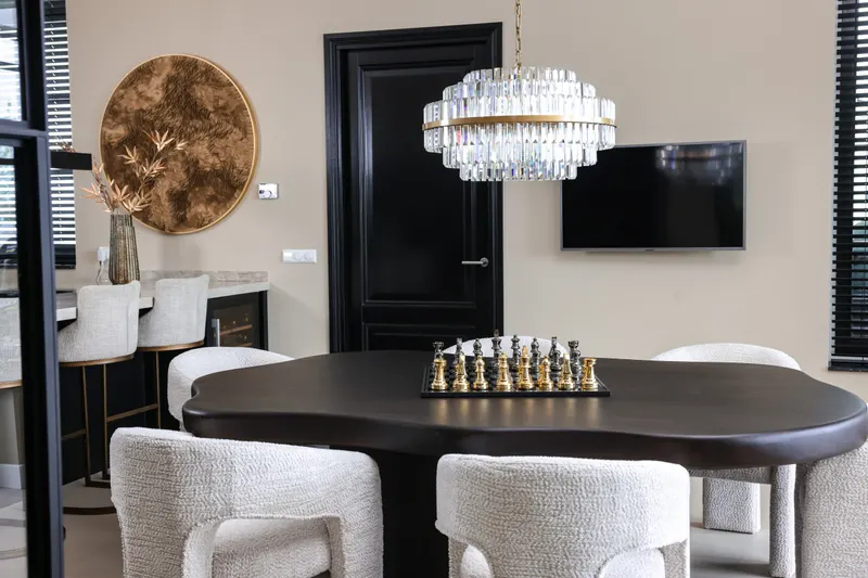 Saray, Schwarz/Goldfarben von Richmond Interiors, Wohnbeispiel 7, im Wohnraum