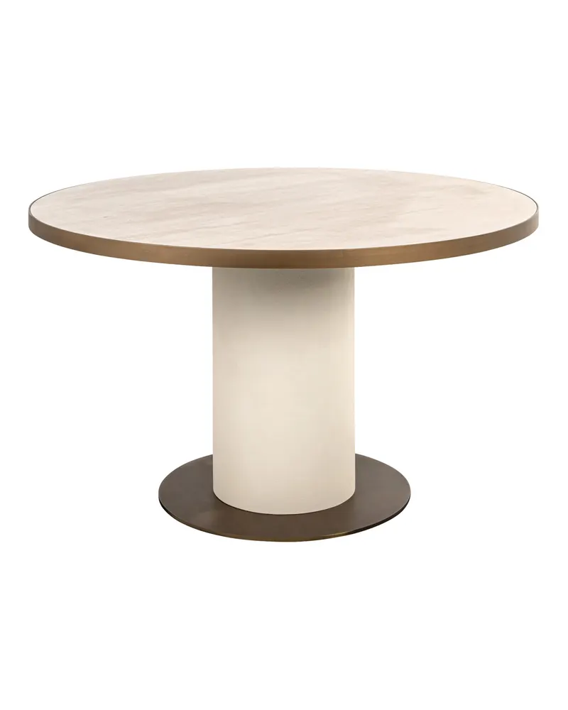 Esstisch Tivoli, Weiß, rund 130 cm von Richmond Interiors