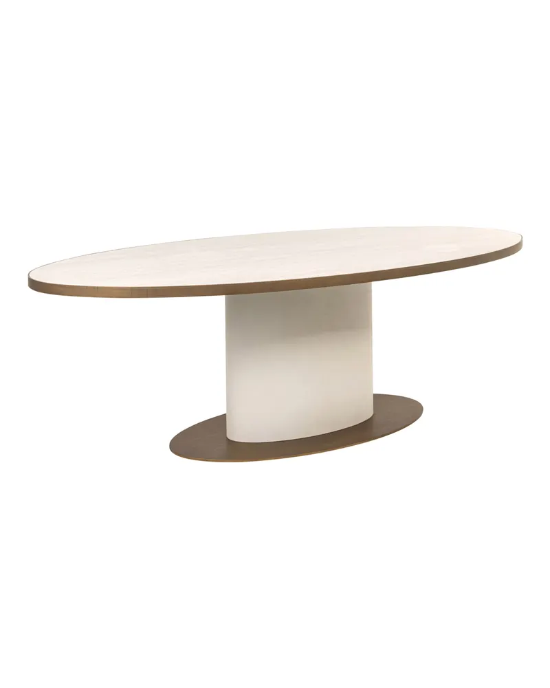 Esstisch Tivoli, Weiß, oval 230 x 110 cm von Richmond Interiors, Produktansicht 2