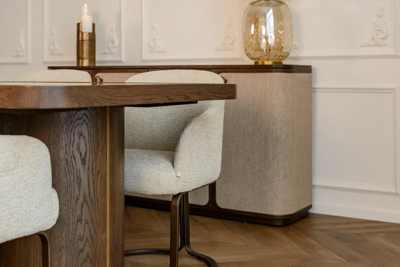 Esstisch Willox länglich 235 x 100 cm, Braun von Richmond Interiors, Wohnbeispiel 8, im Wohnraum