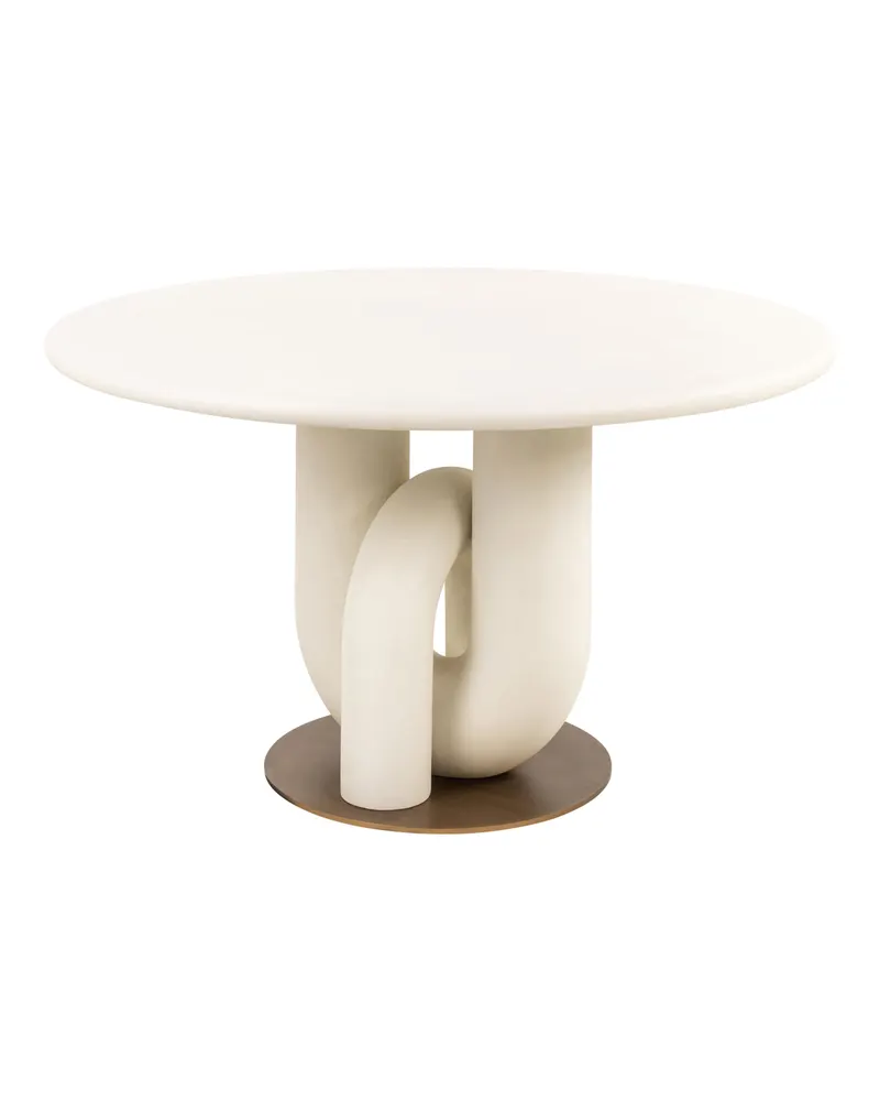 Esstisch Winslow, Weiß, 135Ø cm von Richmond Interiors, Produktansicht 2