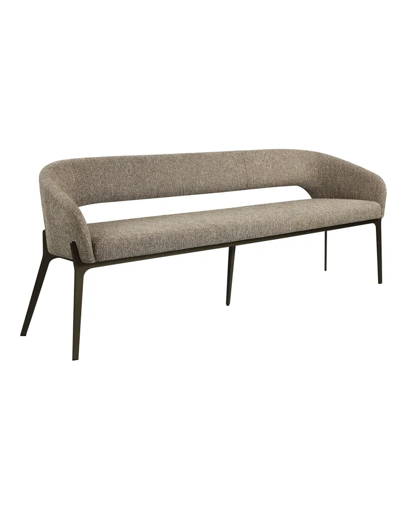 Esszimmerbank Kenzi, Brown tweed von Richmond Interiors, Produktansicht 2