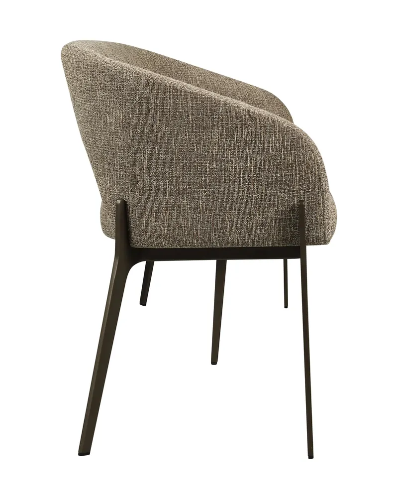 Esszimmerbank Kenzi, Brown tweed von Richmond Interiors, Produktansicht 4