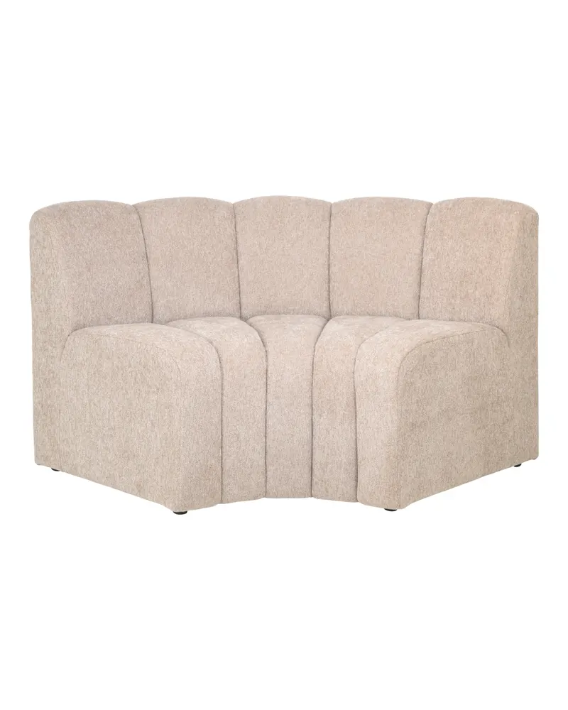 Landmark Esszimmerbank, Ecke rund, Be Easy Sand von Richmond Interiors, Produktansicht 2