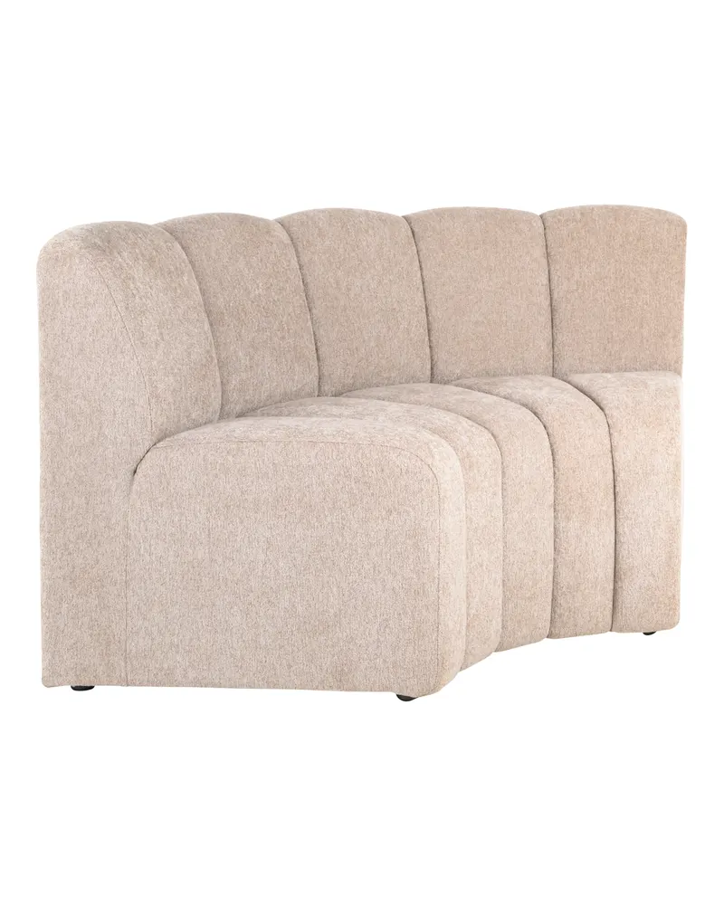 Landmark Esszimmerbank, Ecke rund, Be Easy Sand von Richmond Interiors, Produktansicht 6