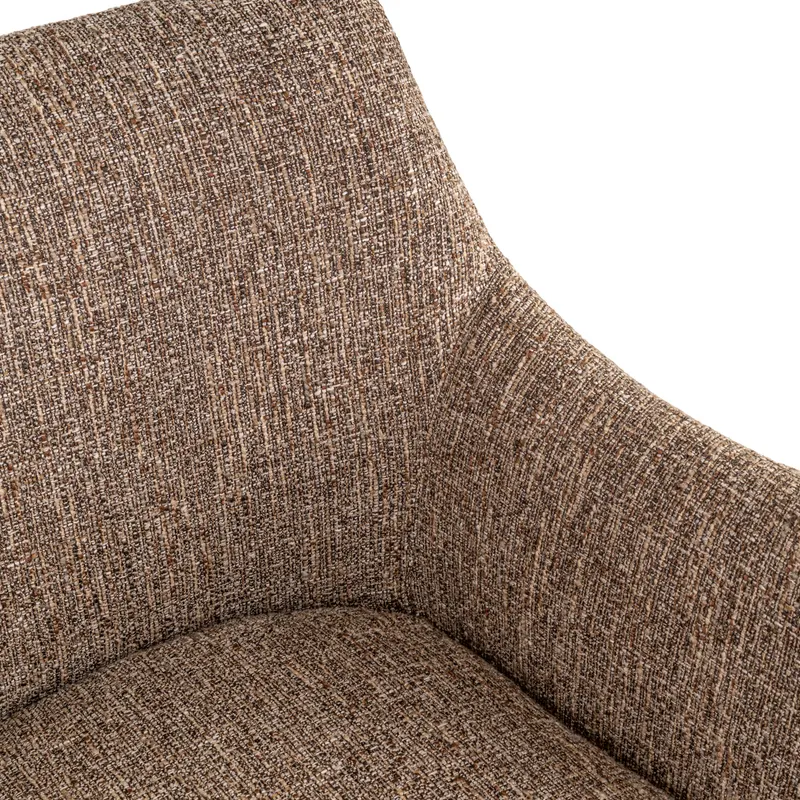 Esszimmerstuhl Aldo, Brown tweed, drehbar von Richmond Interiors, Produktansicht 7