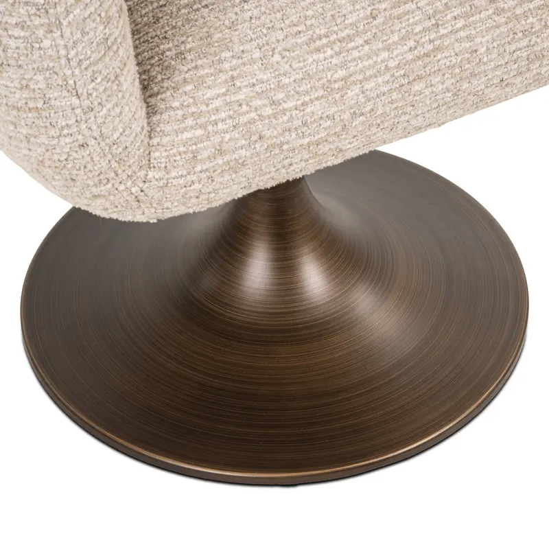 Esszimmerstuhl Aldo, Natural linear, drehbar von Richmond Interiors, Produktansicht 8