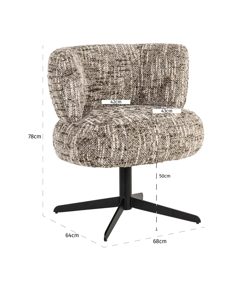 Alexis Brown omara, drehbar von Richmond Interiors, Produktansicht 9
